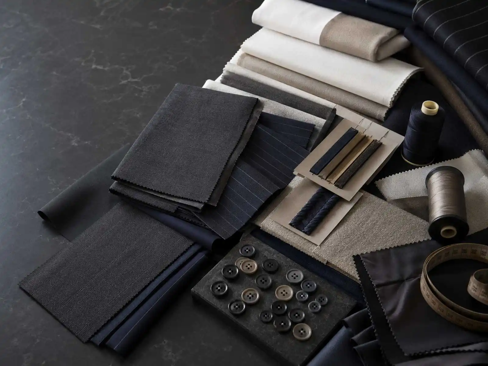 Hospitality uniform suiting fabrics, shirting and service knits prepared for property programmes