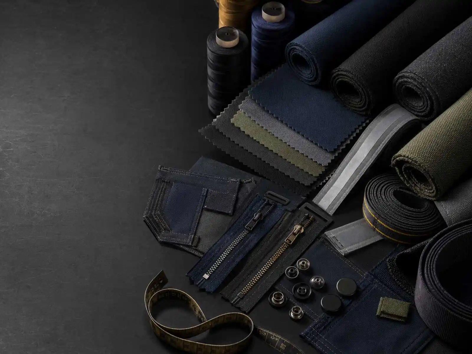 Workwear and safety apparel fabrics, trims and durable material options for industrial programmes